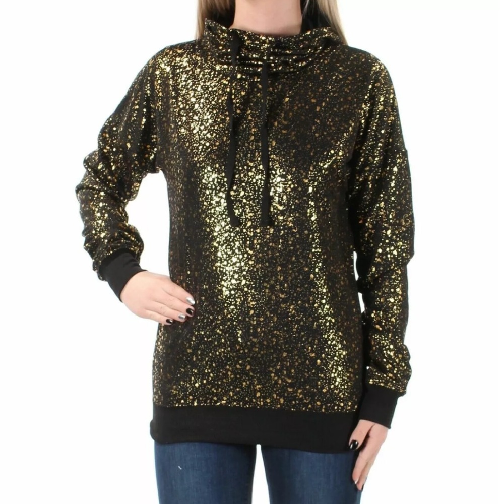 Material Girl Shiny Shimmer Hoodie